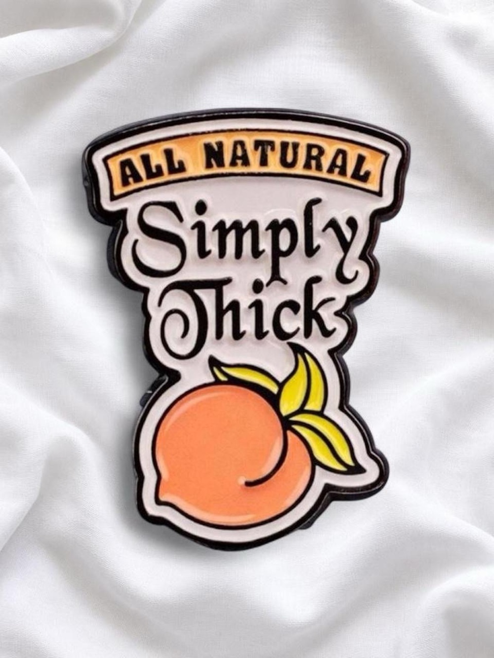 All Natural "Simply Thick" Peach Pin